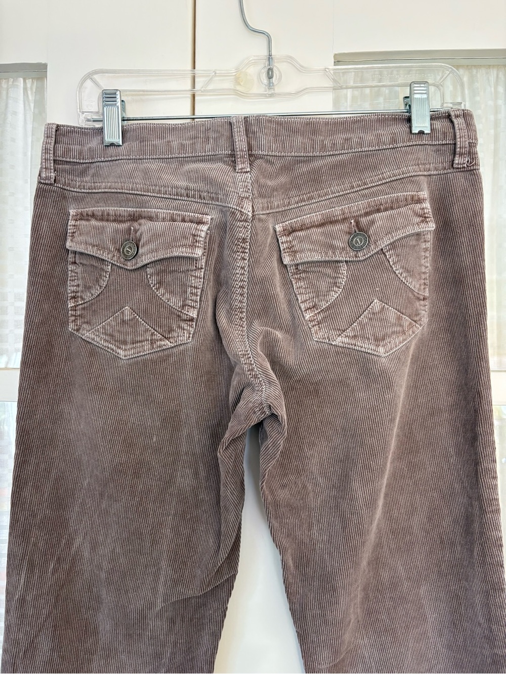 Juicy Couture Corduroy Jeans in Muted Taupe - Picture 7 of 9